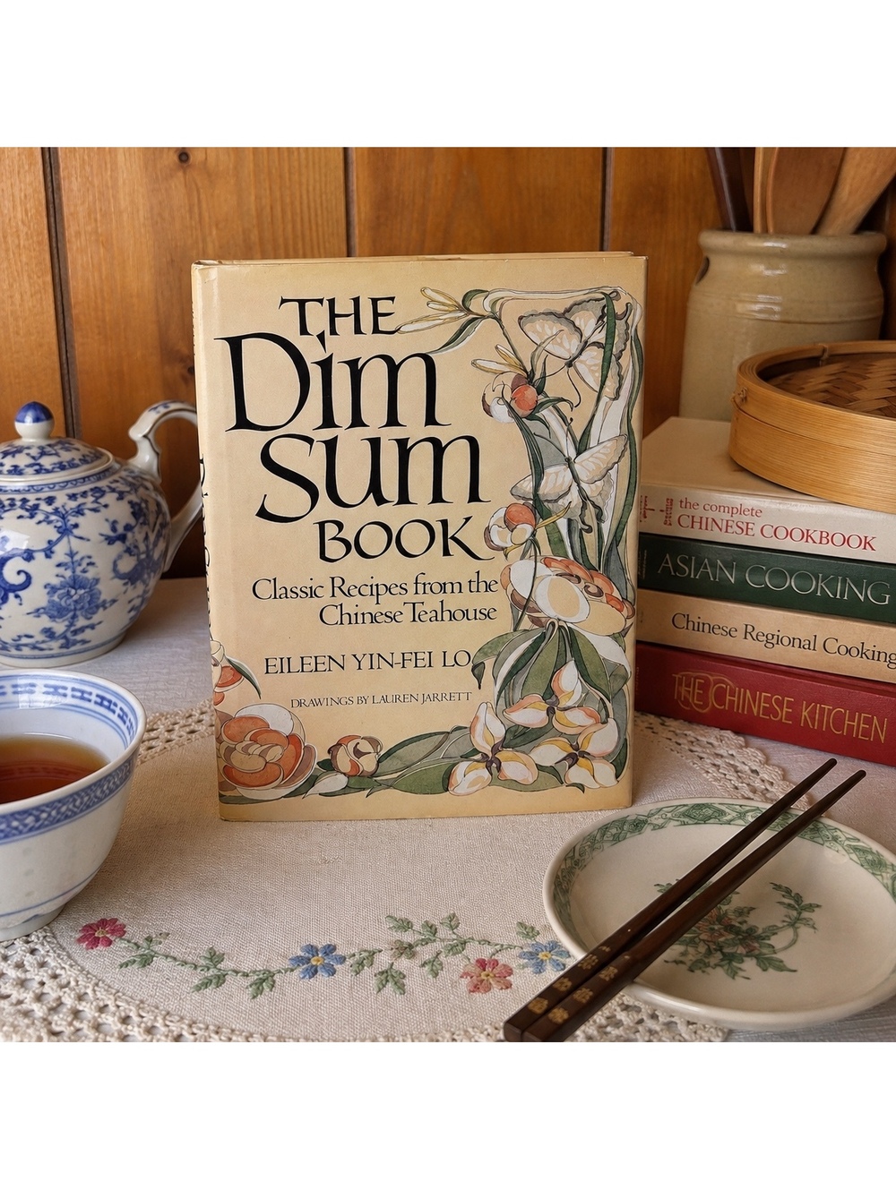 The Dim Sum Book Eileen Yin Fei Lo 1982 First Edition Hardcover Chinese Cookbook